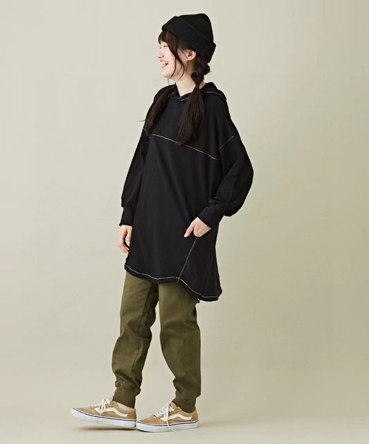 Cube Sugar 牛仔接拼hoodies