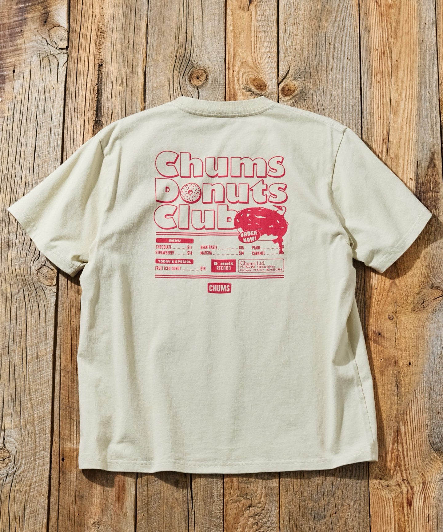 Chums donut tee
