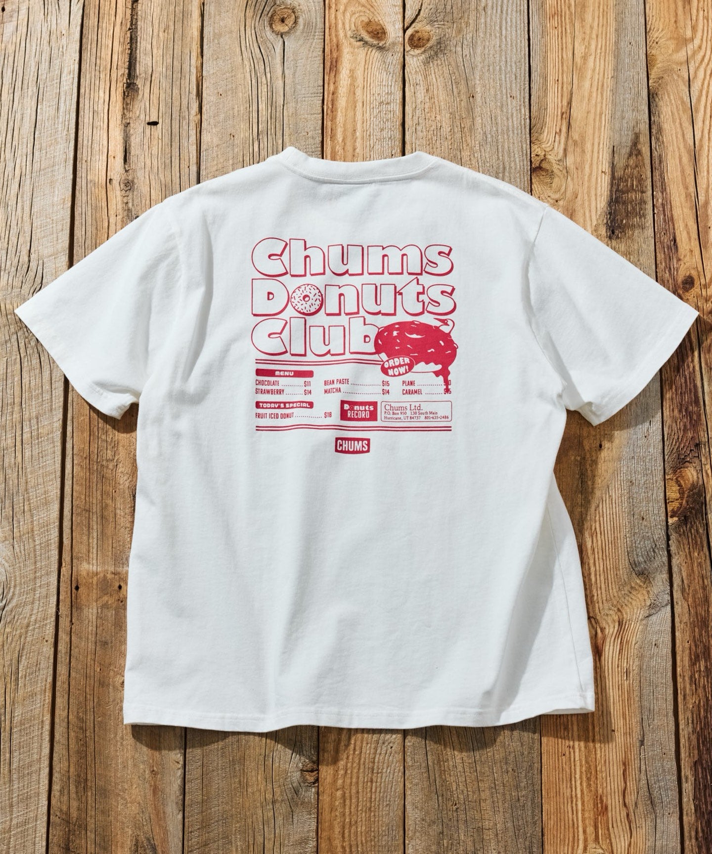 Chums donut tee