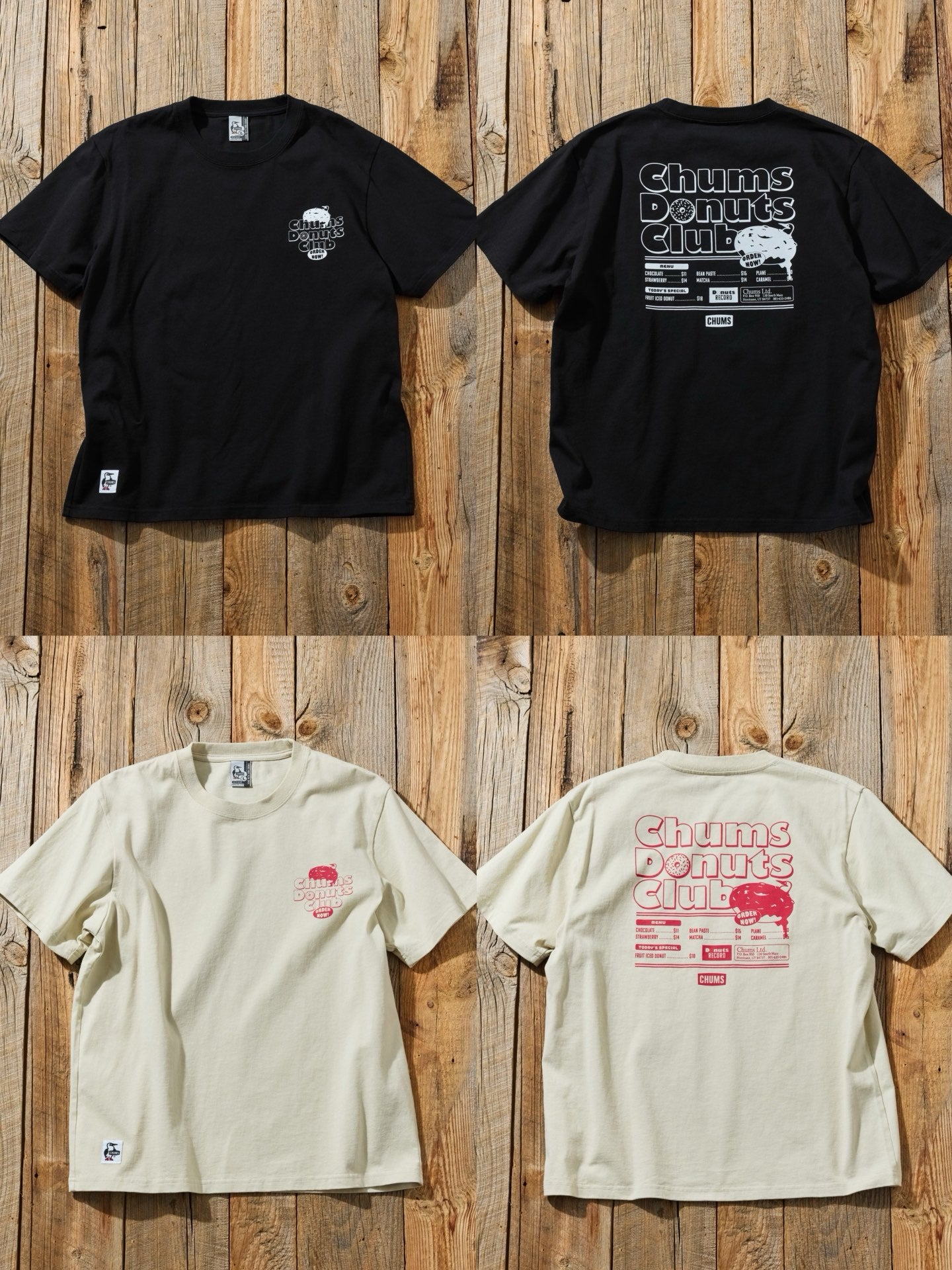 Chums donut tee