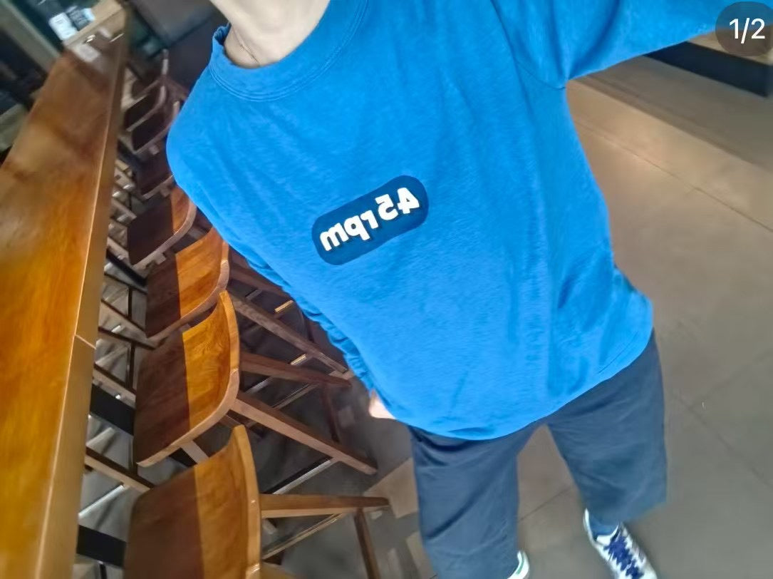 45R淨色tee