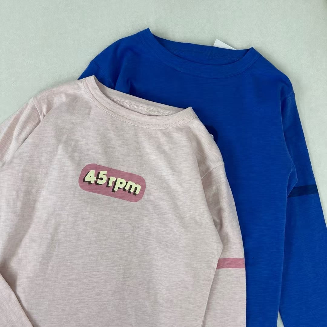 45R淨色tee