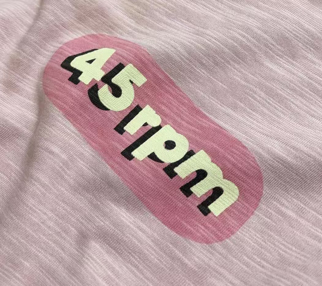 45R淨色tee