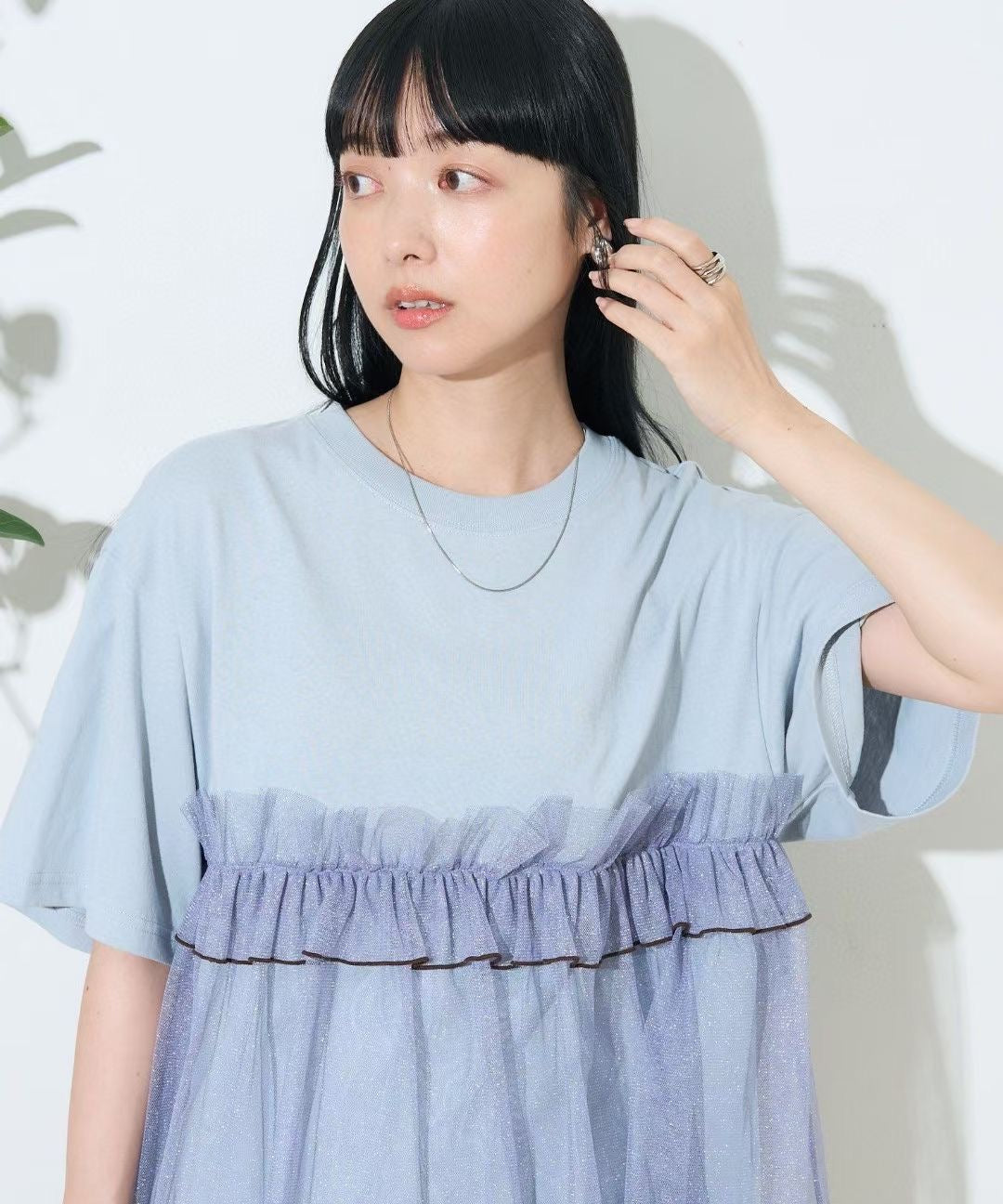 Frapbois網紗tee