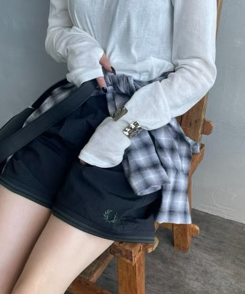 Free Perry刺繡短褲