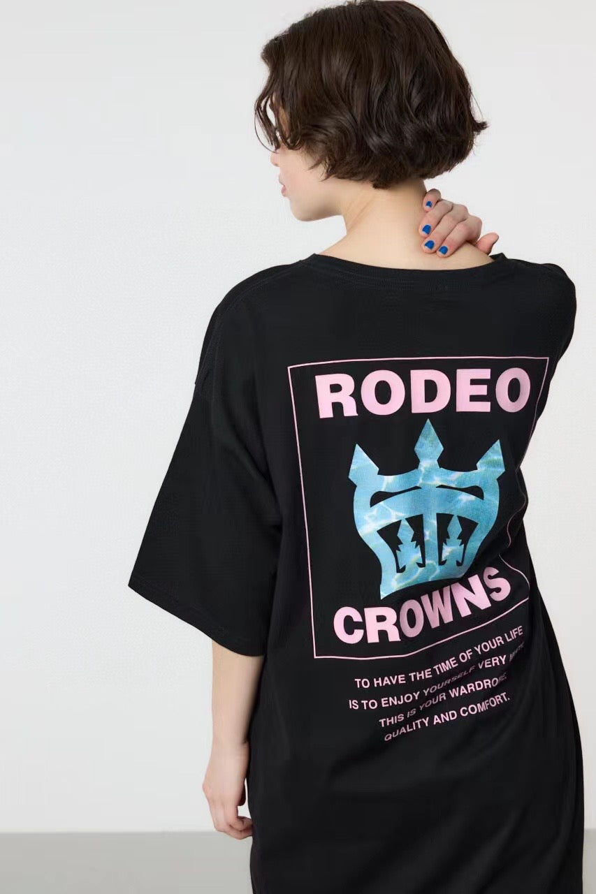Rodeo crowns 字母印花one piece