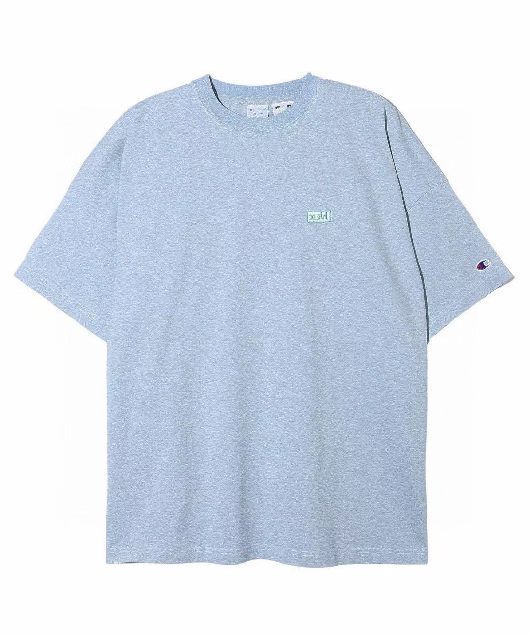 X girl x champion 中長tee