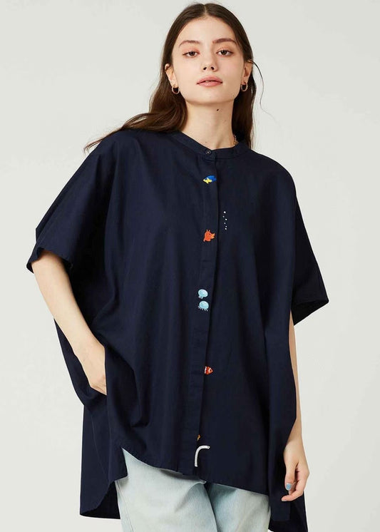 Graniph 刺繡裇衫