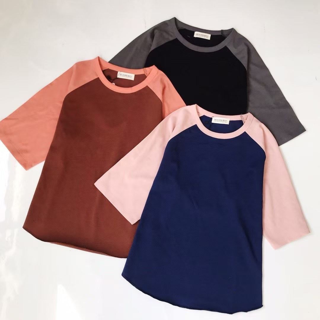 Beams 撞色tee