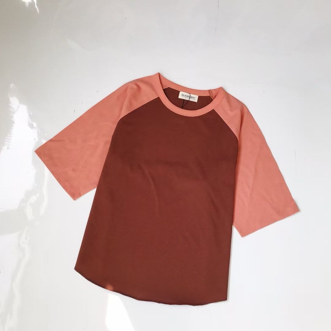 Beams 撞色tee