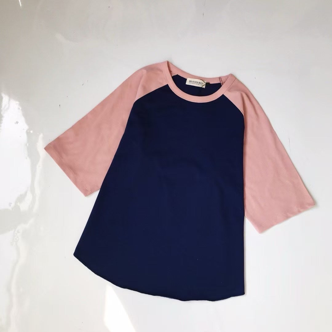 Beams 撞色tee