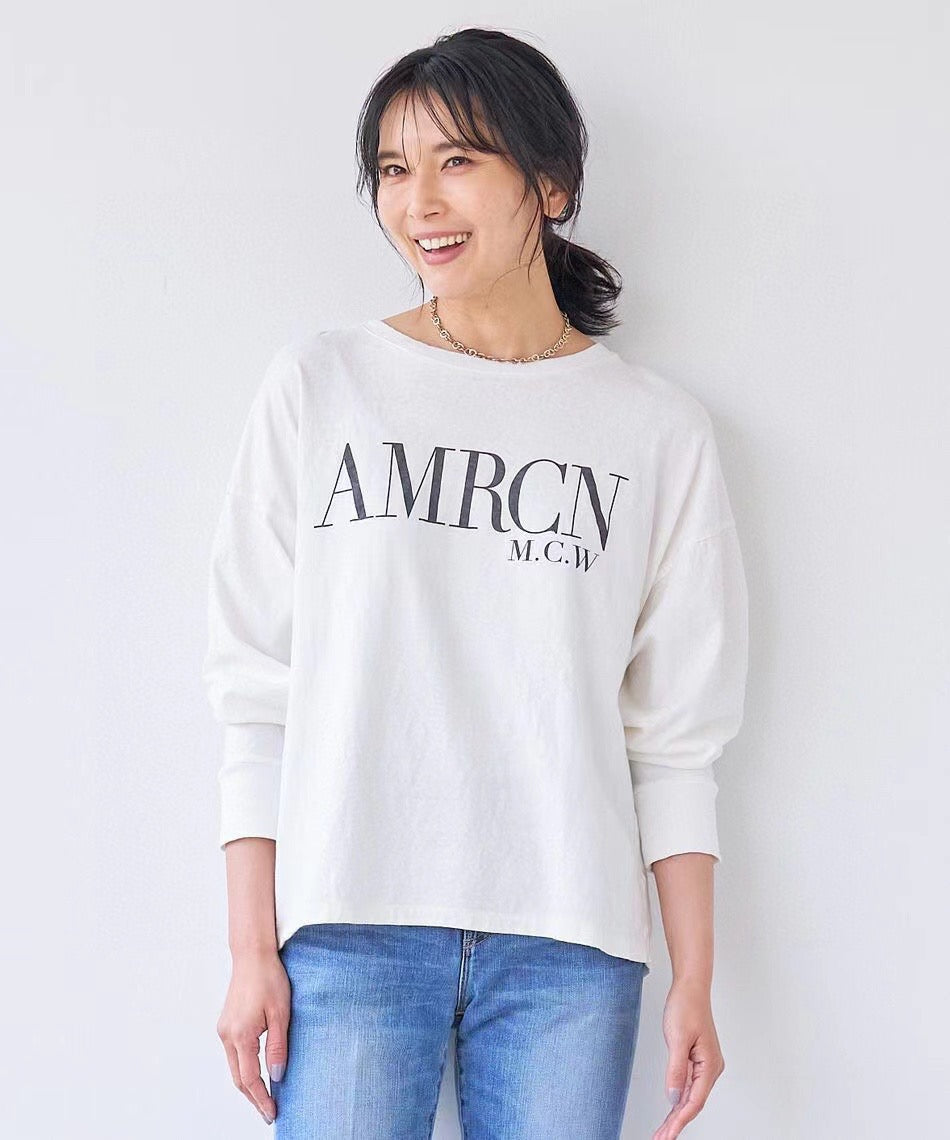 AMERICANA×MICA logo tee