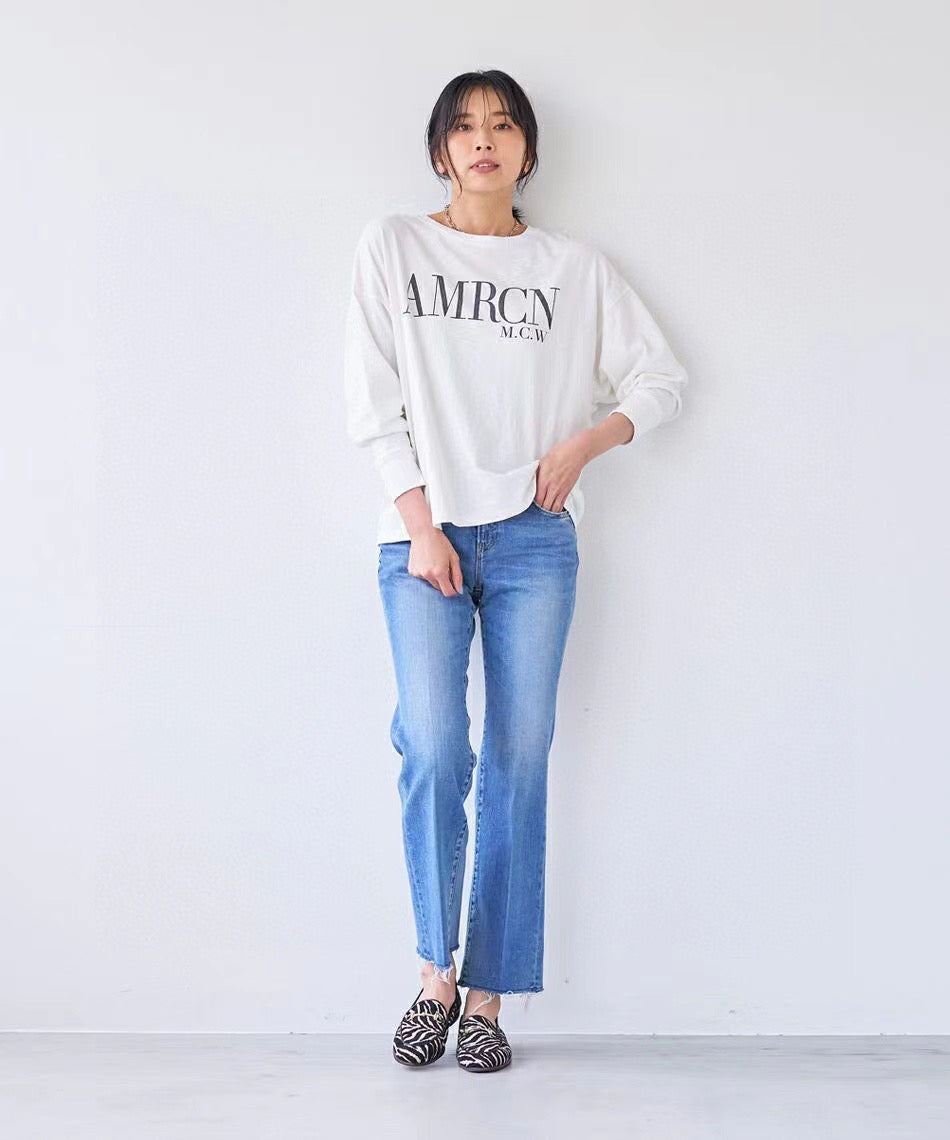 AMERICANA×MICA logo tee