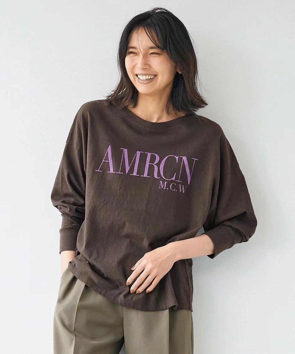 AMERICANA×MICA logo tee