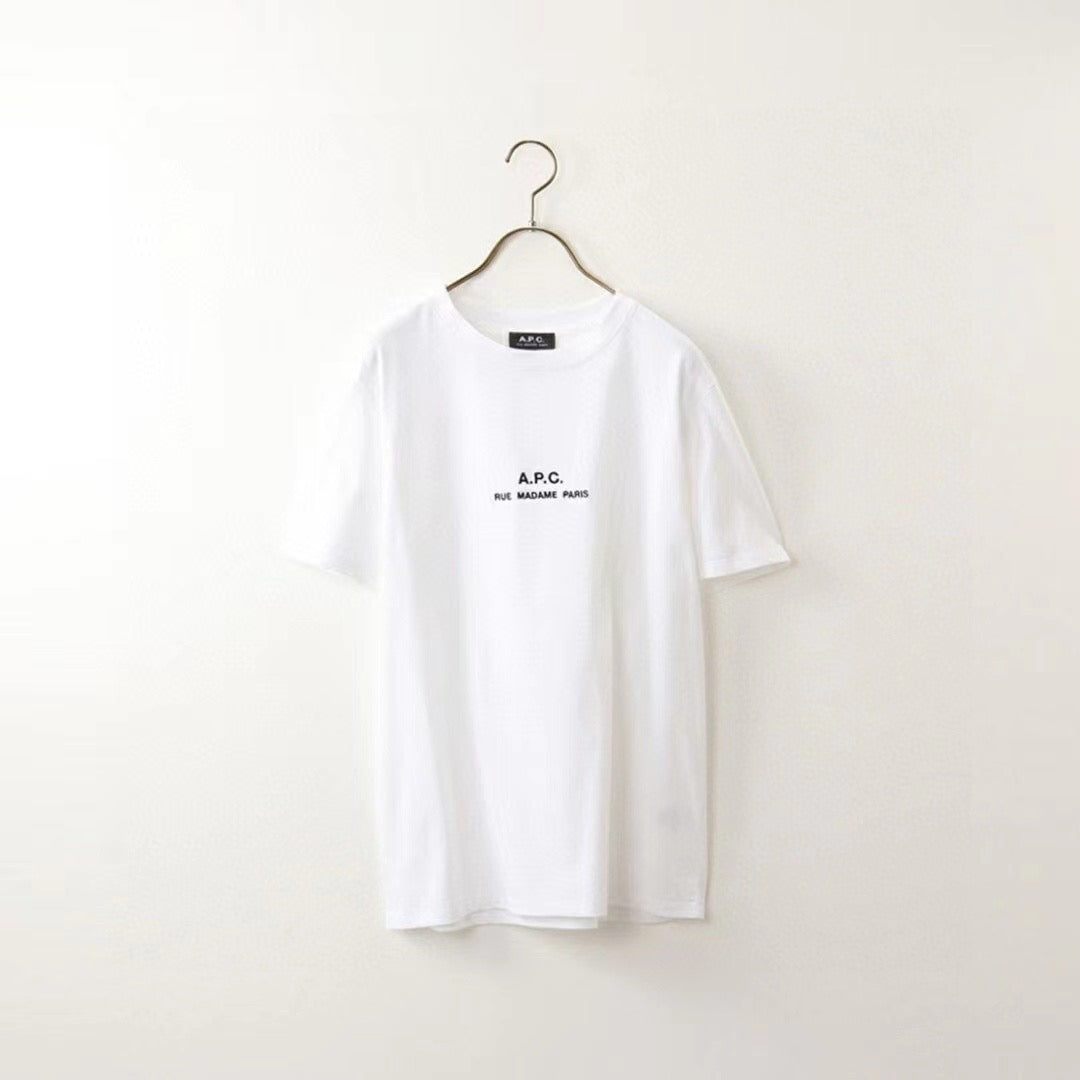 A.P.C 字母刺繡tee