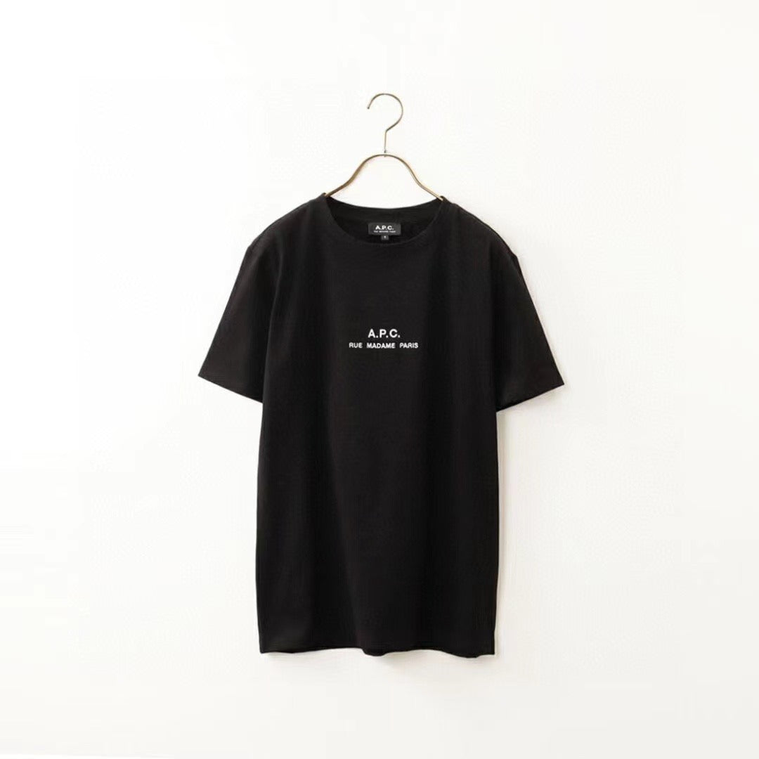A.P.C 字母刺繡tee