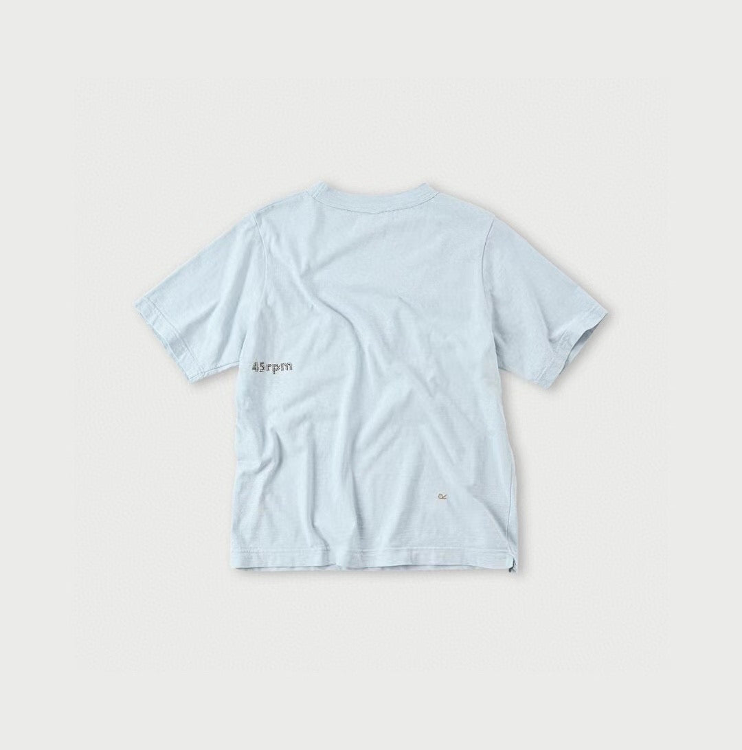 45R 刺繡tee