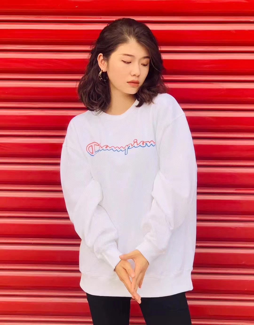 Champion 印花衛衣