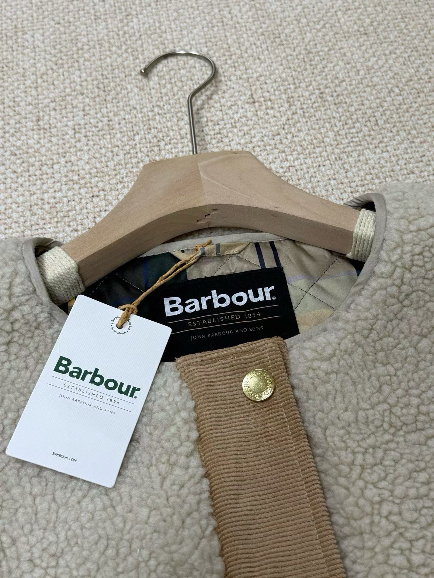 Barbour搖粒絨背心