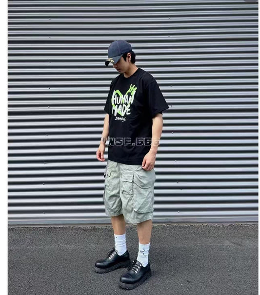 Human made logo pattern tee
