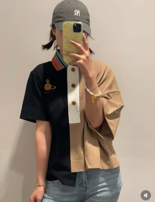 Vivienne Westwood不規則Polo shirt