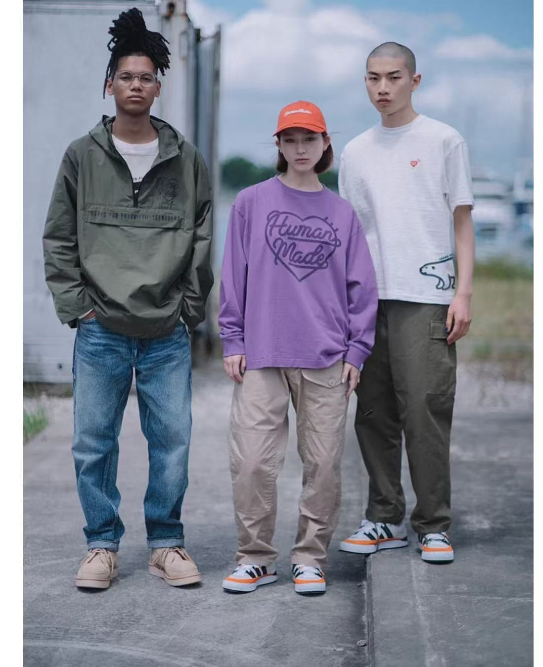 Human made polar bear tee