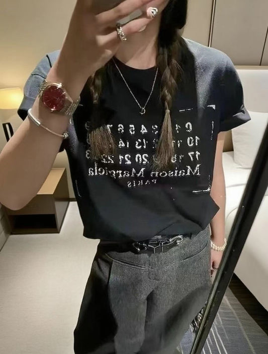 MM6 Maison margiela logo tee