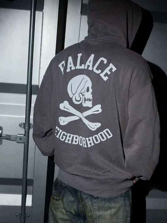 Palace x Neighbourhood zip hoodies jacket
