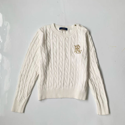 Polo 刺繡sweater