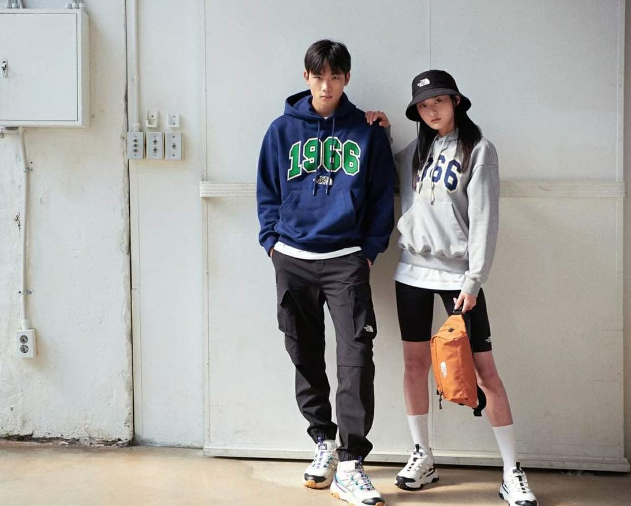 TNF 1966 logo hoodies