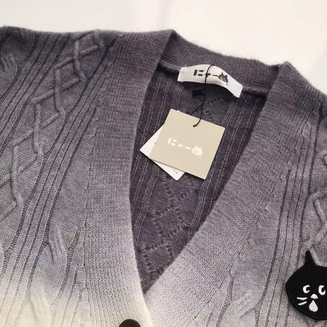 Nenet漸變色sweater cardigan