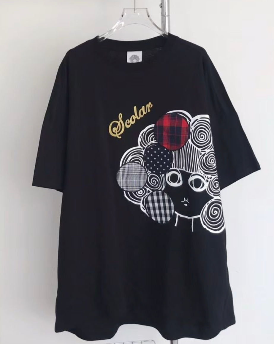 Scolar 格仔pattern tee