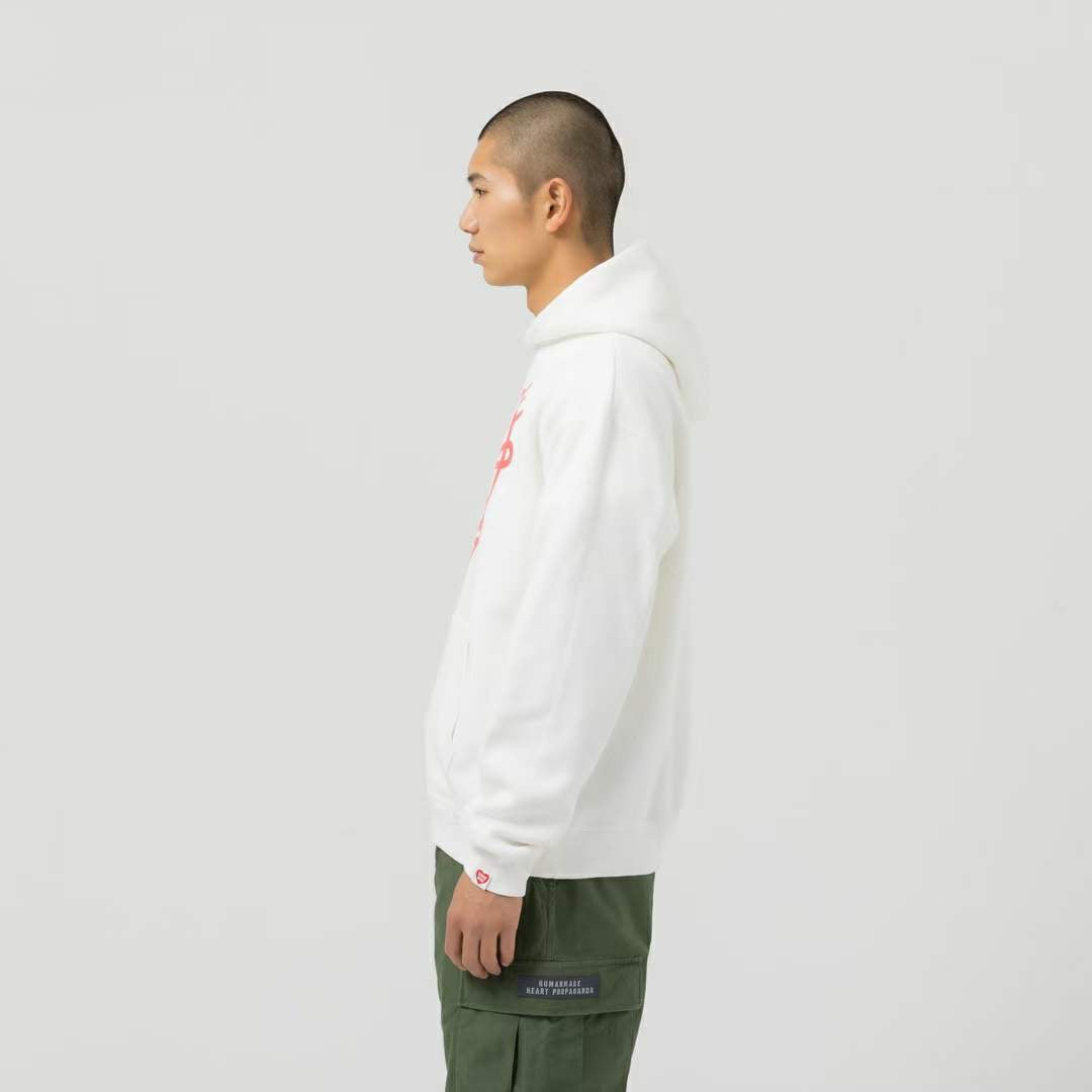 Human made logo 印花hoodies