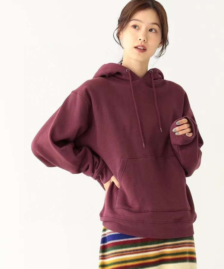 Beams boy 淨色抓毛hoodies