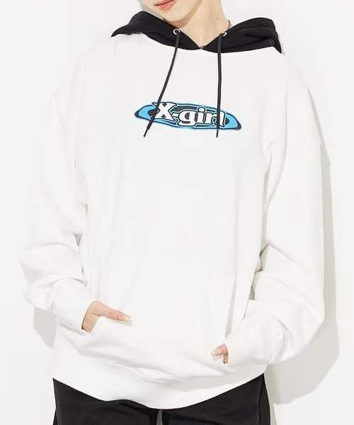 X girl接拼hoodies