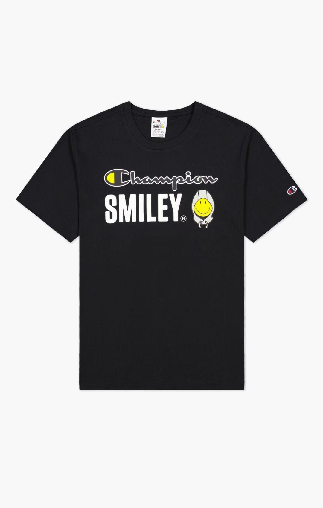 Champion x smiley logo pattern 50th 紀念tee