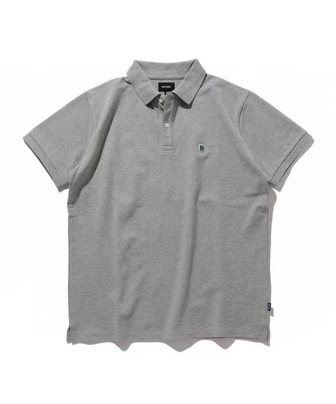 Beams 刺繡polo shirt