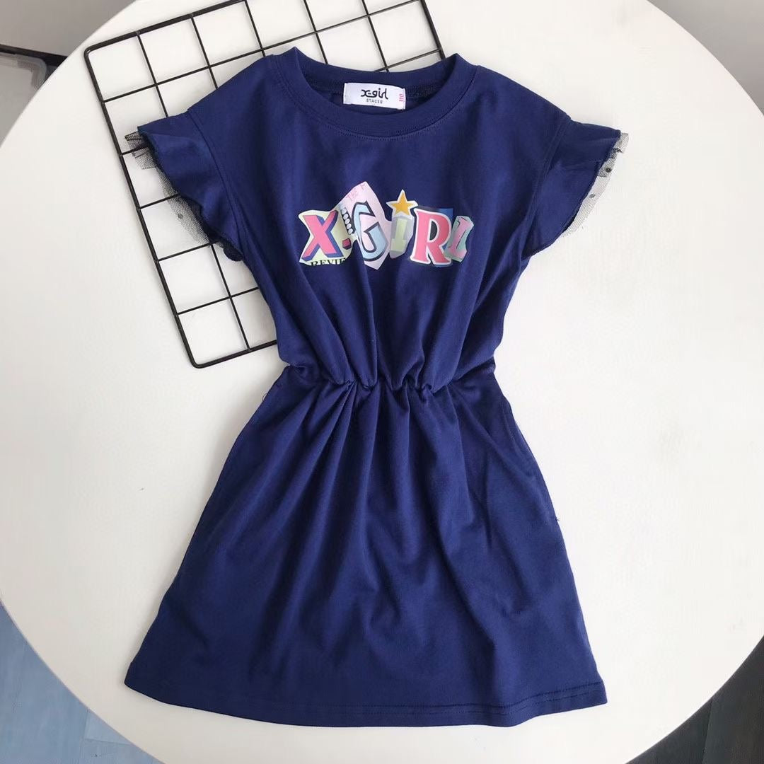 X girl童裝 網紗one piece