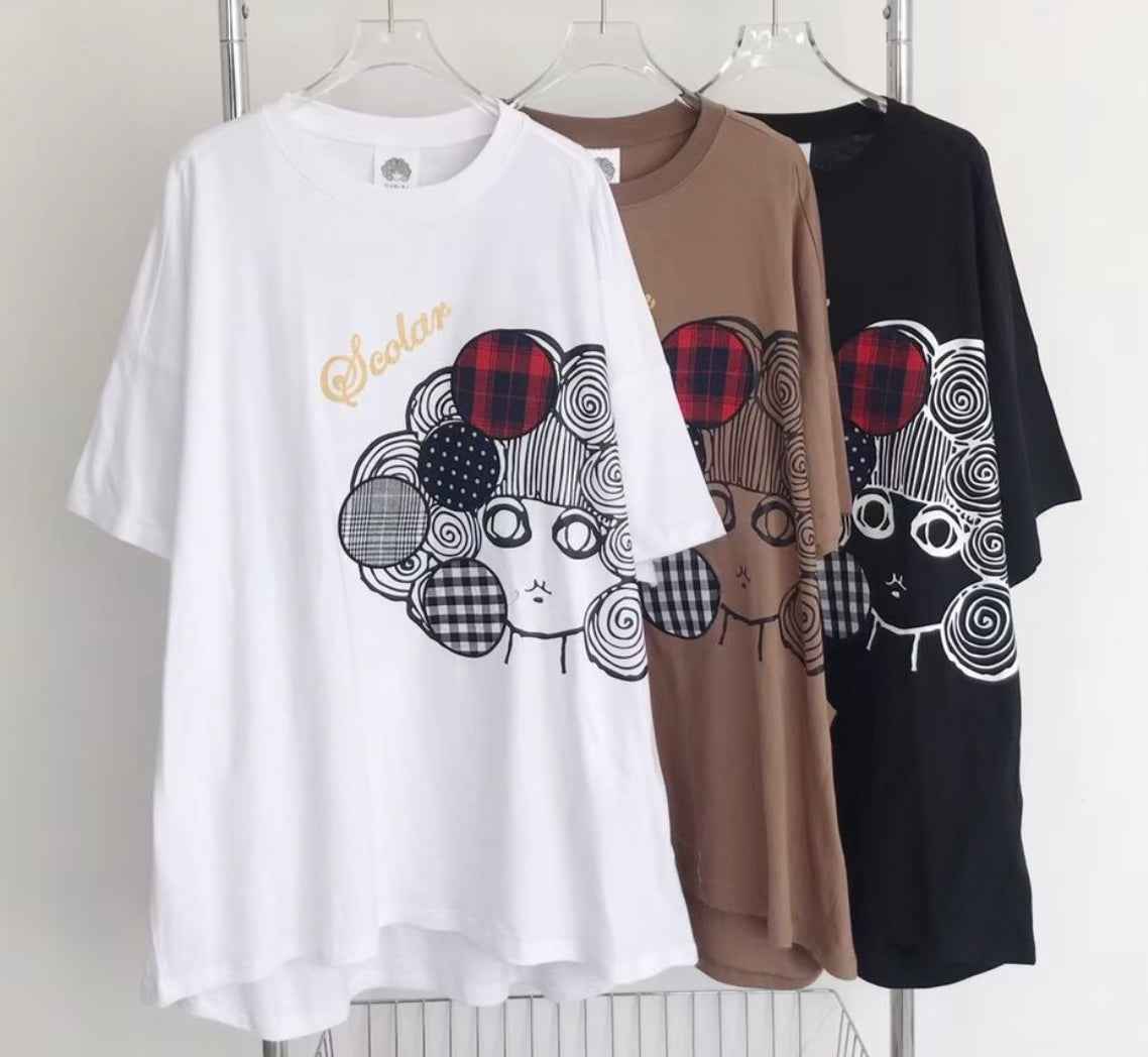 Scolar 格仔pattern tee