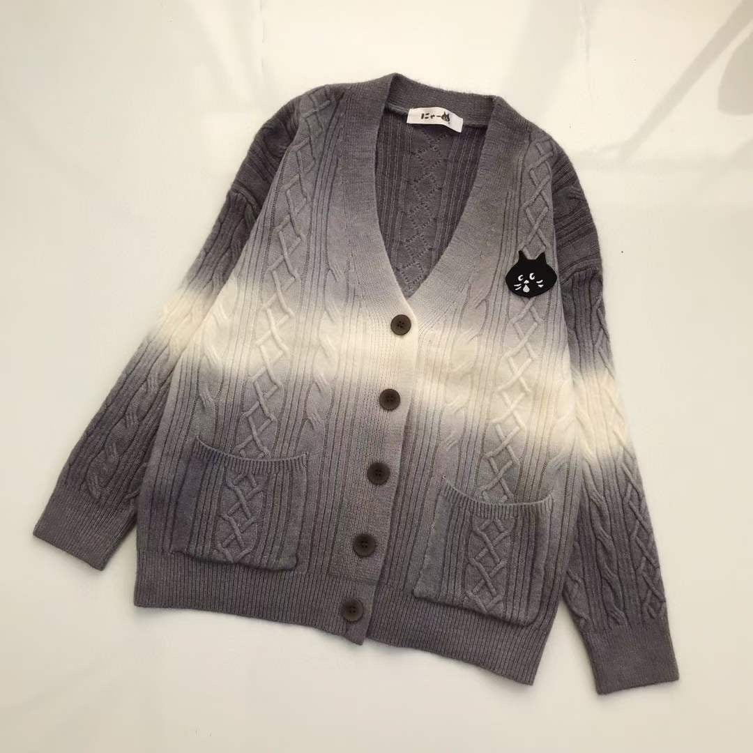 Nenet漸變色sweater cardigan