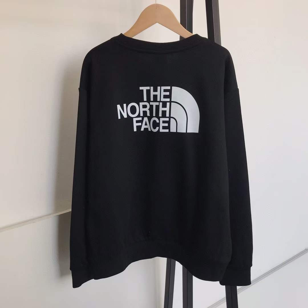 The north face 淨色印花衛衣