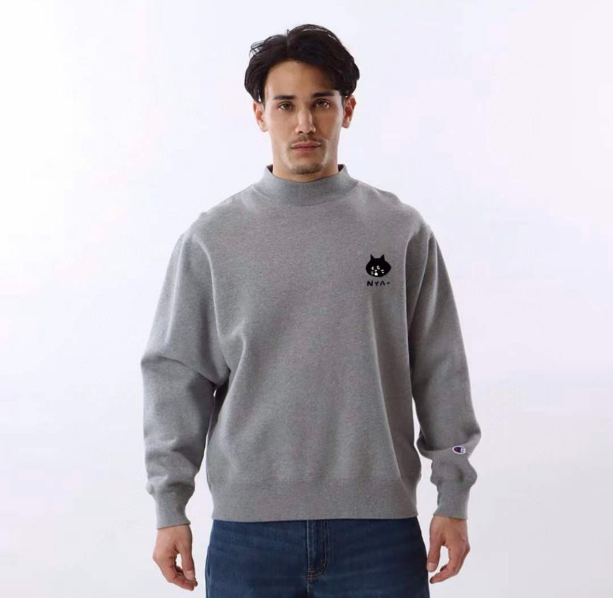 Nenet x champion 半高領衛衣