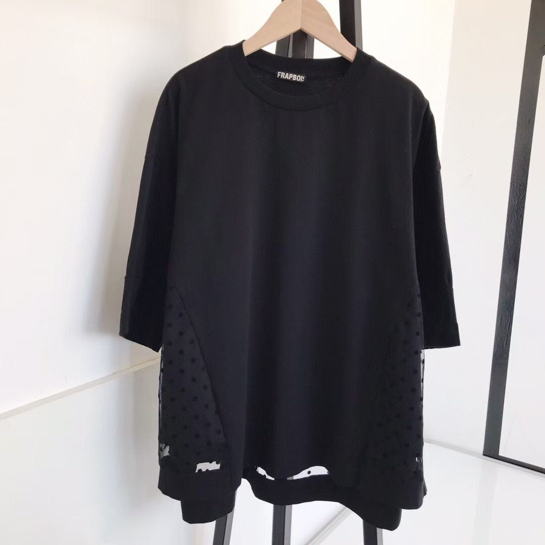 Frapbois 波點網紗tee