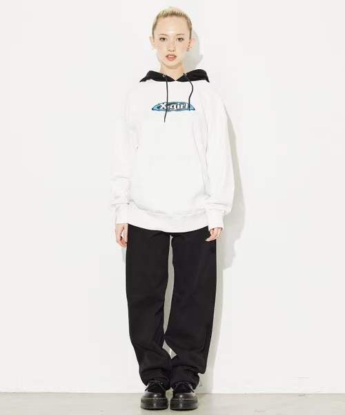 X girl接拼hoodies