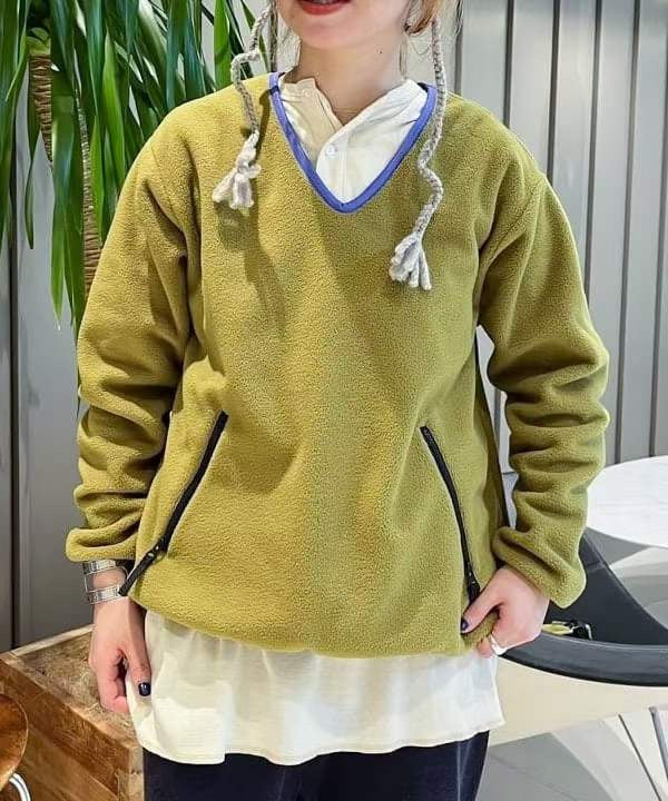 Beams boy 搖粒絨2way 衛衣