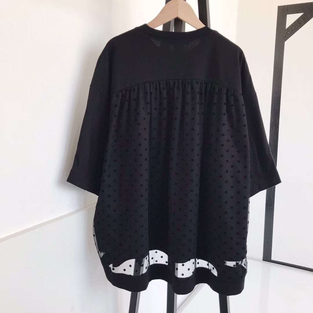 Frapbois 波點網紗tee