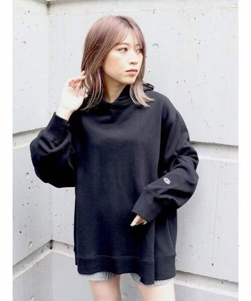 Champion不規則刺繡hoodies