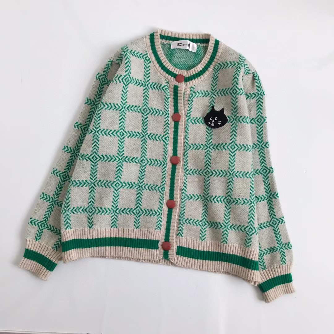 Nenet格仔cardigan