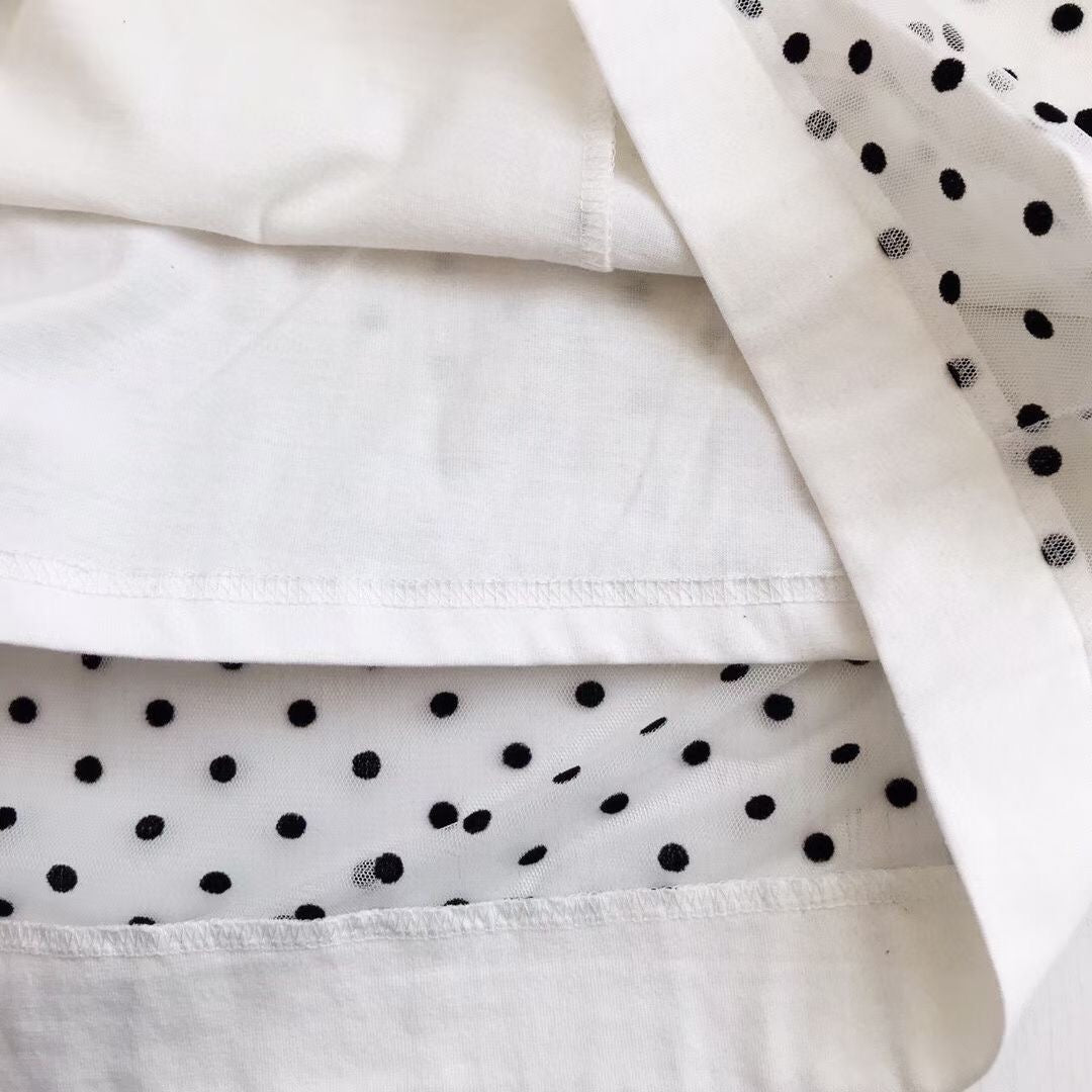 Frapbois 波點網紗tee