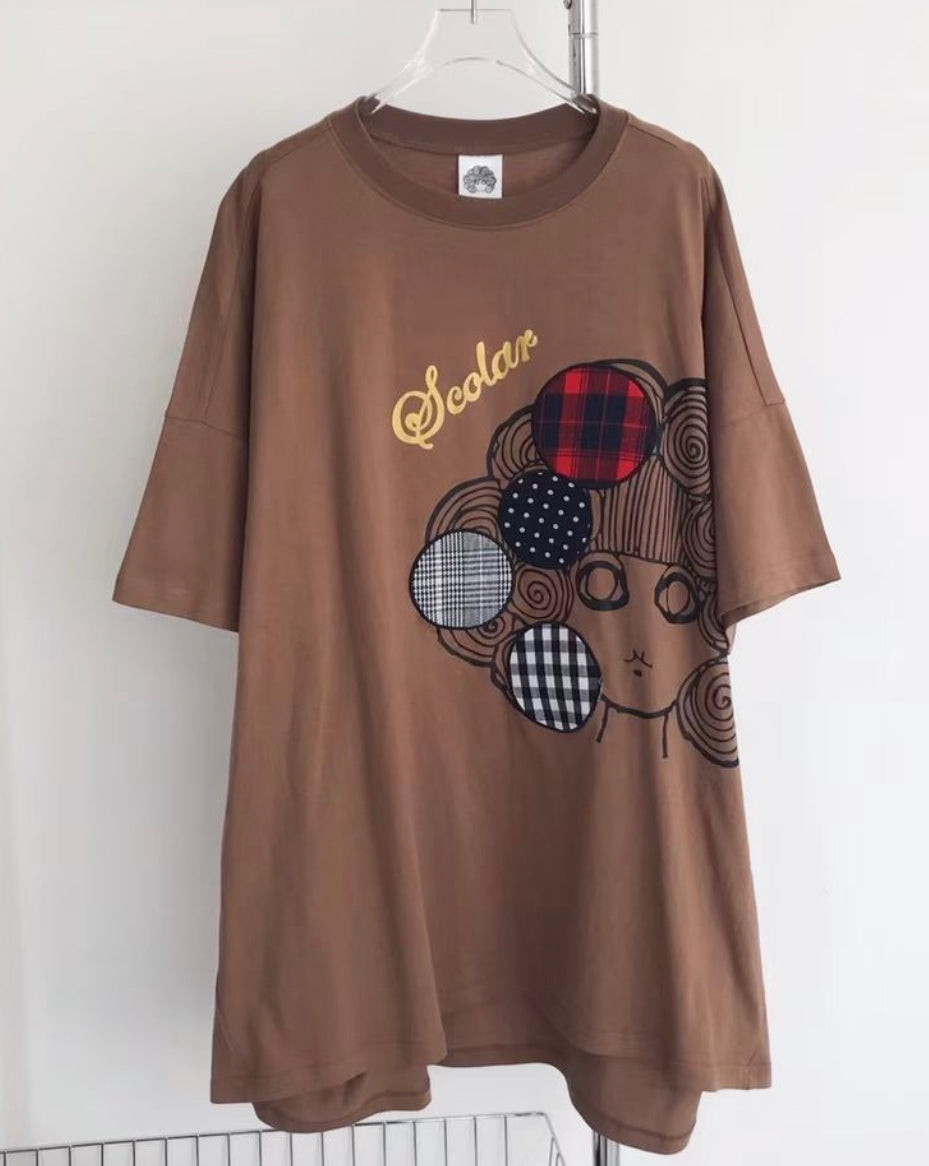 Scolar 格仔pattern tee